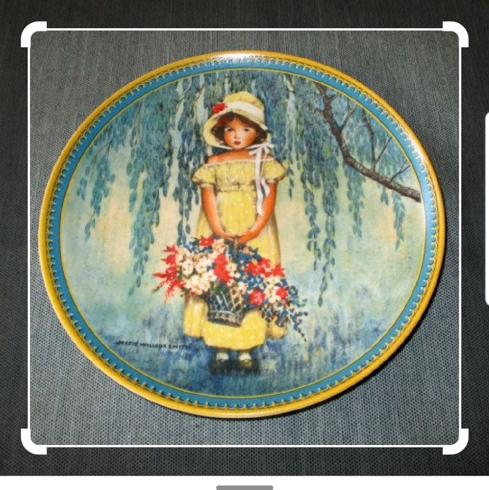 Easter First Issue Edwin M Knowles Co. Plate